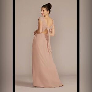 Davi’s bridal- Elegant Rose Evening Gown